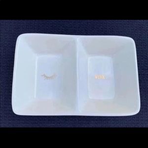 Rae Dunn Blink and Wink Gold Design